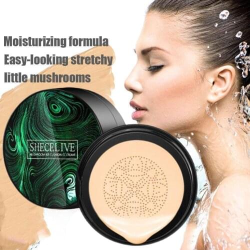 12g Water Light Soft Moisturizing Cushion BB Cream Brightening Moisturizing Concealer Water-feeling Beauty Base Makeup