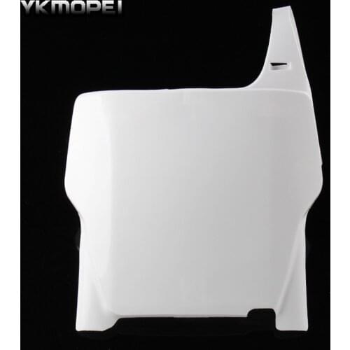 White Plastic fairing Front Number Plates Name Plate white FOR Honda CR125R CR250R CRF250R CRF450R 04-07