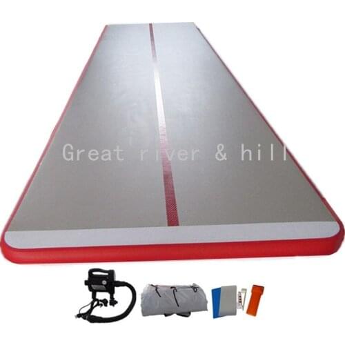 Express shipping 5x1m Factory sale inflatable air track for gym/ inflatable air tumbling track mattress