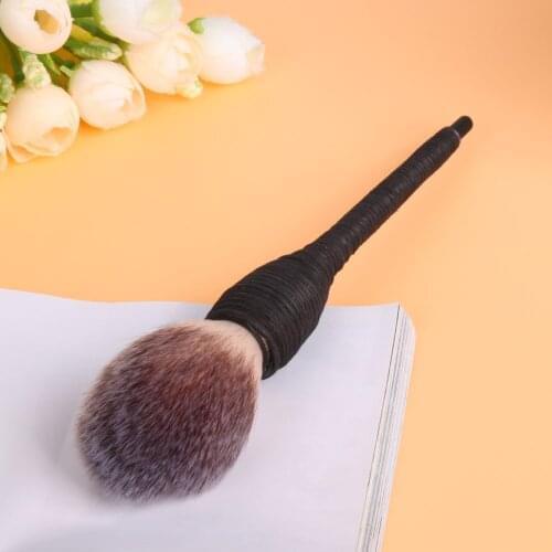 Creative Style Cleaning Brush Handmade Rattan Natural Animal Hair Brush Blush Brush Powder Brush Accessories Cleaning Brush