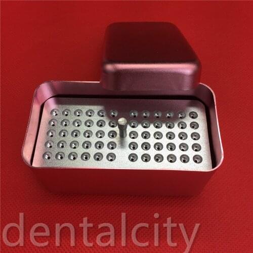 Details about 60 Holes Dental Autoclave Disinfection Box Case for Endodontic Reamers
