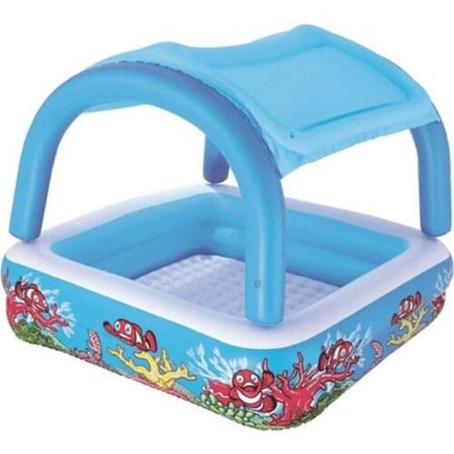 Top Off Uv Protected Children Inflatable Pool