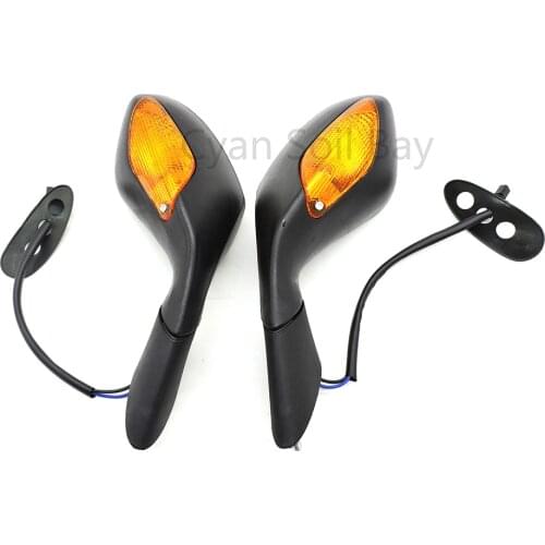 For Aprilia RSV4 1000 2010 Motorcycle Rear View Rearview Mirrors Side Mirror Aluminum rod and plastic Head Shell