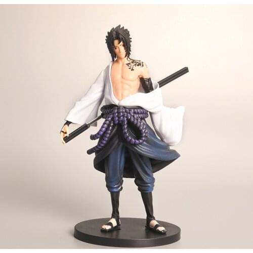 1PCS 23CM Naruto Uchiha Sasuke Action Figures Anime Figurines Model Toys Birthday Gift