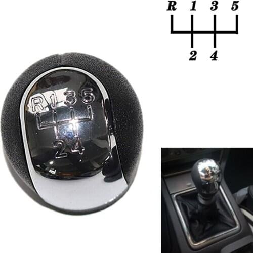 Chrome Styling Car Gear Shift Knob Lever Stick Pen Shifter Head Ball For Opel/Vauxhall Vectra B/C Astra F/G Corsa B Tigra A
