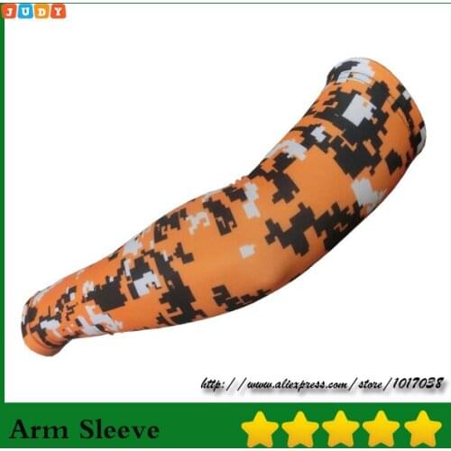Unisex Camo Compression Sports Arm Sleeve Moisture Wicking softball, baseball ,cycling sleeve