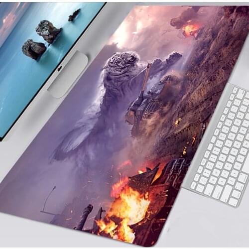 World of Tanks Mousepad HD Pattern Office Desk Padmouse Anime Keyboard Computer Large XXL 900x400MM Play Mats Mouse Pad Deskmat
