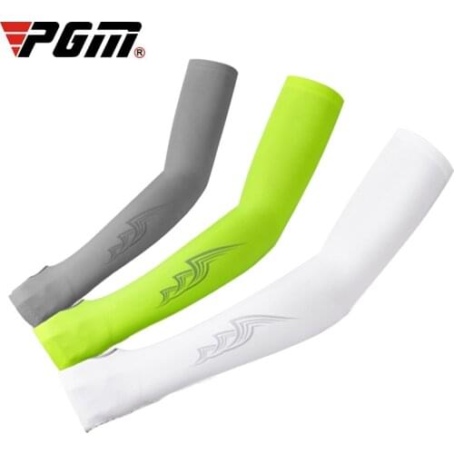 1 Pairs Golf Cuff Ice Silk Sunscreen Arm Sleeves Summer Anti-UV for Outdoor Activity Unisex High Elasticity