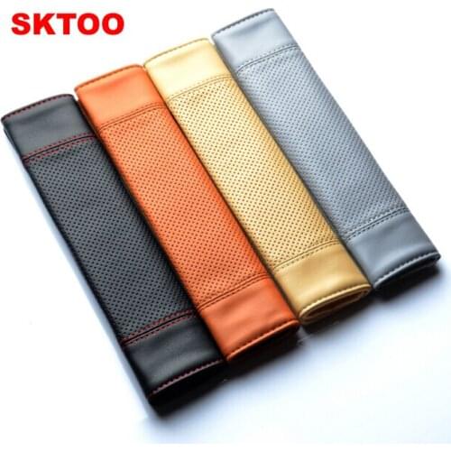 SKTOO 2pcs / Pair Belt car seat filling cars interior accessories artificial sponge seat belt cover shoulder pads wires