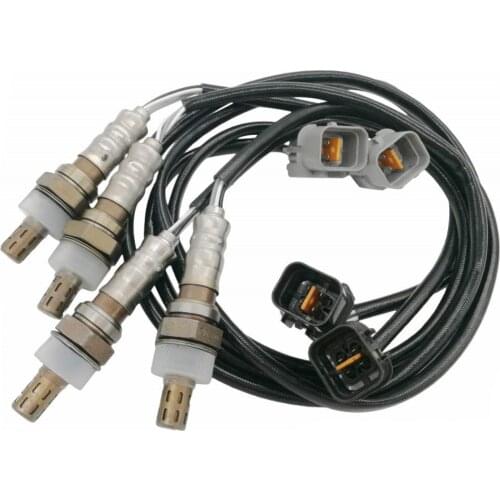 New 4pcs O2 Oxygen Sensor Front Rear for 1997-2004 Mitsubishi Montero Sport 3.0L V6 or Mitsubishi 234-4633 13801 SG1225 234-4657