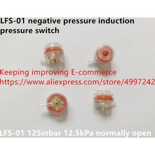 Original new 100% LFS-01 negative pressure induction pressure switch 125mbar 12.5kPa normally open