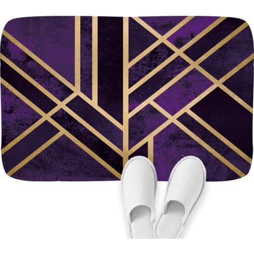 Geometric Mandala Pattern Anti-Slip Carpet Abstract Stripe Door Mat Doormat Indoor Kitchen Living Room Floor Mat Rug Felpudos