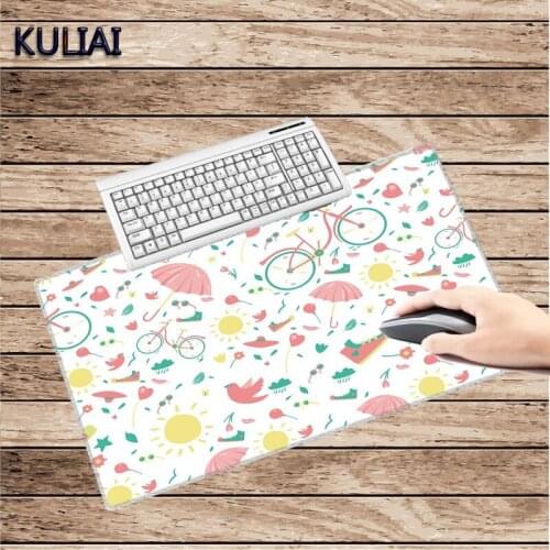 XGZ Fashion Printing Wallpaper 300X700X2MM XL Anti-slip Mouse Pad Home Desk Office PC Mousepad Bluetooth Keyboard Mause Mats