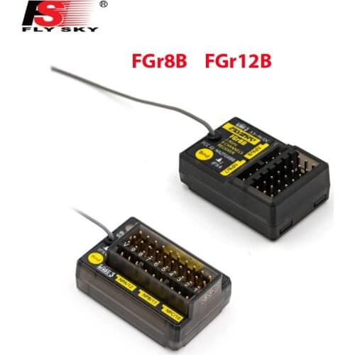 FLYSKY FGR8B FGR12B 2.4GHz 7/11CH Receiver PWM/ PPM/ i-bus Output for AFHDS3 Transmitters RF Modules PL18/ NB4 /NB4 Lite RC Boat