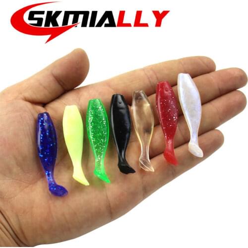 10pcs Wobbler Jigging Fishing Lure Soft Worm Shrimp 5cm 1.94g Jerkbait Fish Ocean Rock smell Artificial Fake Bait MR07