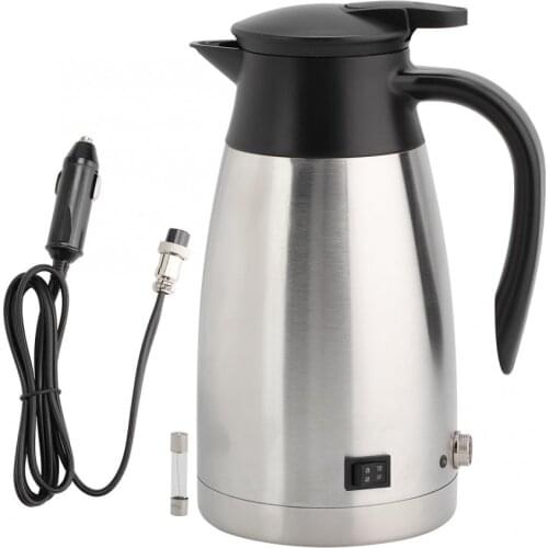 1000ml 12V 24V Universal Car Kettle Electric Heater Kettle Pot Portable Water Heater