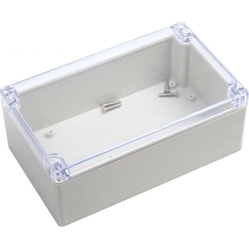 1 piece 158*90*60mm IP65 waterproof plastic case with clear cover for electronic project Housing DIY junction box for device