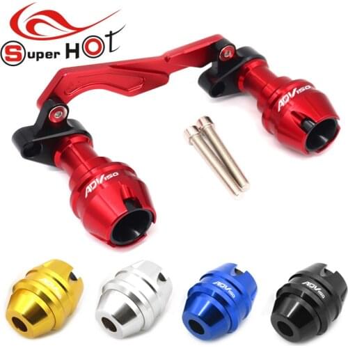 For Honda ADV150 ADV 150 accessories Front Fork Wheel Fall Axle Muffler Pipe Frame Protection Frame Slider Anti Crash Protector