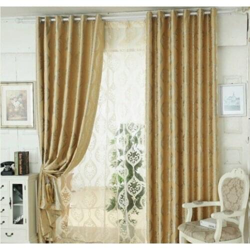 Wholesale Blackout curtains fabric living room cortinas luxury drapes panels modern kitchen waterfall window treatment curtains