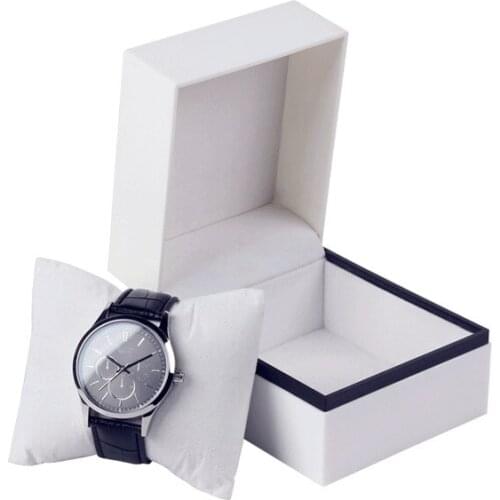 1 Grid High Quality White Watch Box, Factory Wholesale Paper Box Packing Box Watch Display Box Jewelry Gift Box Watch Box Case