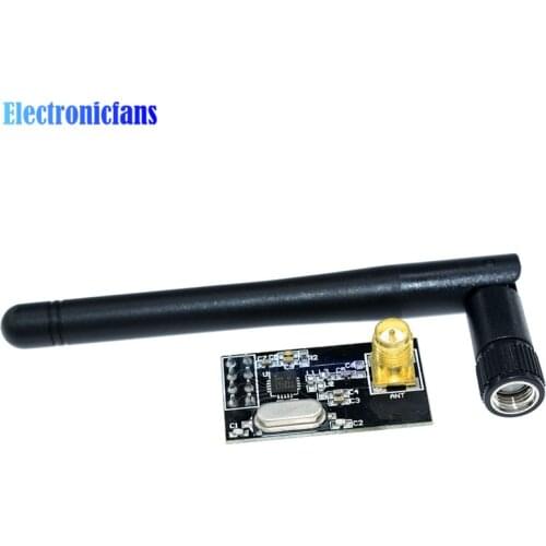 2Pcs/Lot 2.4G NRF24L01+PA+LNA SMA Antenna Wireless Transceiver 1100-Meter Long Distance Microcontroller Module For Arduino