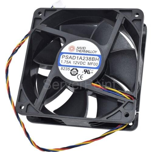 For AAVID V9 B7 S9 Z9 Mining Server Cooling Fan PSAD1A238BH DC 12V 1.75A 7524 120x120x38MM 4-Pin Fan