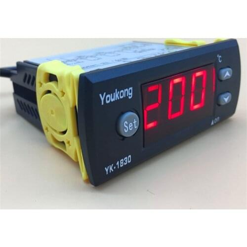 AC 220V 10A Digital LCD Temperature Controller with 2m Sensor Thermostat Regulator Heater 0~200 degrees Thermostat for Incubator