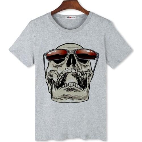 BGtomato new arrival super cool skull tshirt men popular street shirt fashion skull tee shirts summer casual t-shirt men