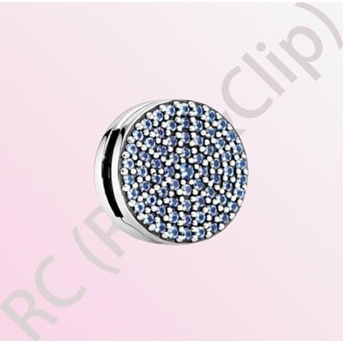 High Quality 925 Sterling Silver Bead Pave Snowflake Clip Charms fit Original Pandora Reflexions Bracelets Women DIY Jewelry
