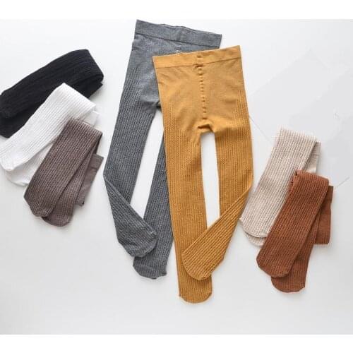 Children Tights Stockings Baby Girl Knitted Pantyhose Toddler Girl Autumn Winter Clothes Cotton Warm Pantyhose Tights for Girls