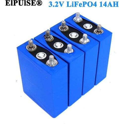 ElPUlSE 3.2V 14Ah battery pack LiFePO4 phosphate 14000mAh for 4S 12V 24V Motorcycle Car motor batteries modification Nickel