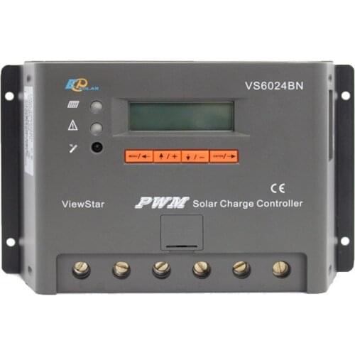 EPSOLAR VS6024BN 60A ViewStar 12V 24V Auto EP PWM Solar Charge Controller LCD Display