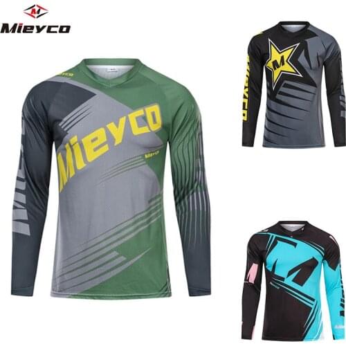 Mieyco Downhill Jerseys Mountain Bike DH Men Shirt Racing Sport Wear Cycling Jerseys Bicicleta Long Sleeve Spring Women Shirt