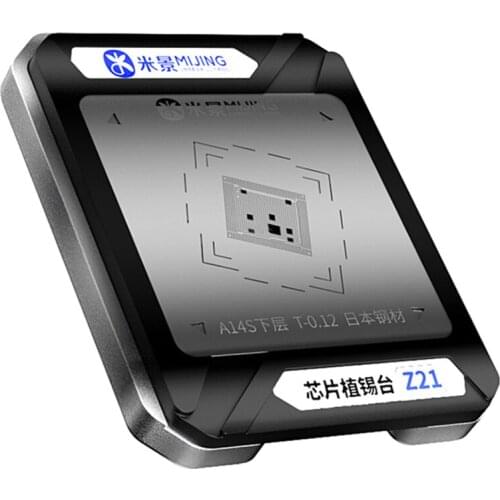 MJ Mijing Z21 IC CPU Reballing Magnetic Platform for A8 A9 A10 A11 A12 A13 A14 A14S Repair Kit With Stencil