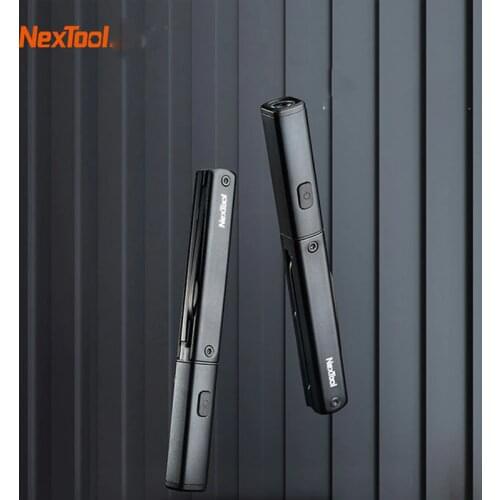 Original Nextool Flashlight Pen-shaped multi 3-in-1 Sicissors Cutting Lighting Rechargeable Self-defense Torch Light