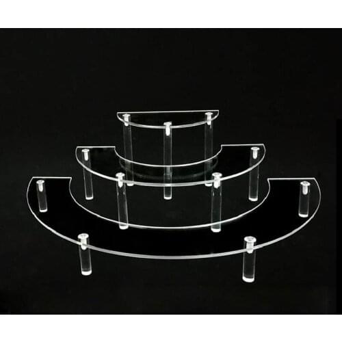 Transparent Acrylic Cupcake Stand Wedding Cupcake Display Rack Holder Dessert Serving Platter Party clear acrylic Crafts display