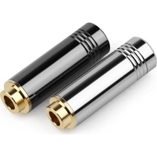 4.4mm Female Plug 5 Pole Copper Gold Plated Balanced Plugs Audio Jack Headphone Plug 4.4 Stereo Adapter Hifi Soldering Earphone