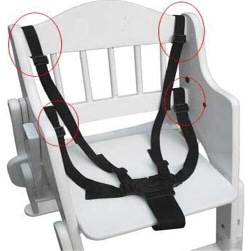 Child Tricycle Baby Stroller Seat Belts Dining Chair Bandage Buggiest Five Point Safety Belt M56