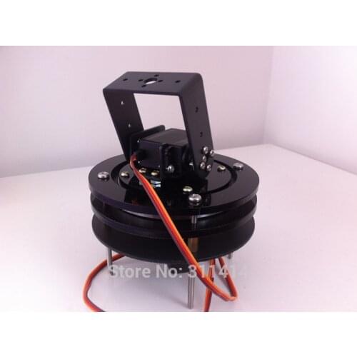 1set 2-DOF Robot Base Arduino Servo PTZ Camera Photography Turntable Chassis Mount Kit Wholesale Retail Promotion Free Shipping