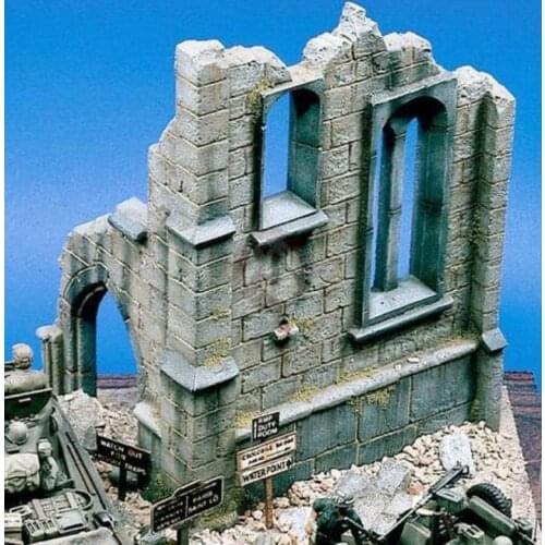 Resin building Ruins Only building 1:35