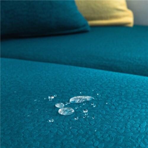 Non-slip and waterproof sofa cushion cover solid color lazy four seasons universal all-inclusive single and double combination