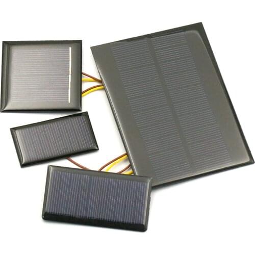 Solar Epoxy Panel Polycrystalline Solar Panel 5V 2V Rechargeable Cell Module for Solar DIY