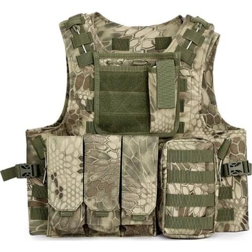 Military Tactical Vest Molle Combat Hunting Gear Quick Release Training Equipment Airsoft 094K M4 Magazine Pouch Combat Gear