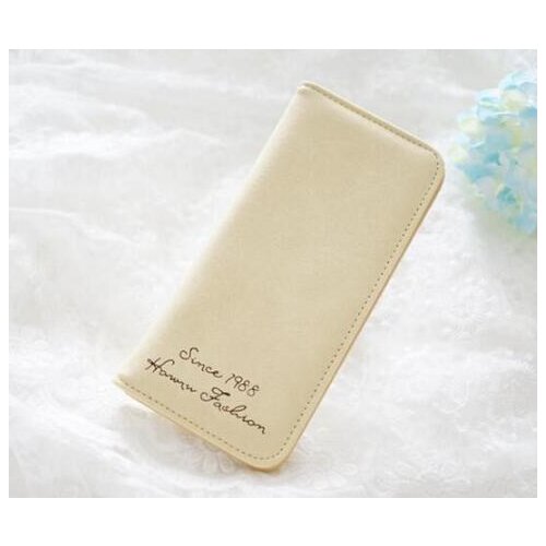 2018 Q1 Creamy white ZIN73 wholesale ladys purse is wide and wide, with soft surface and a long vintage wallet ZIN 73