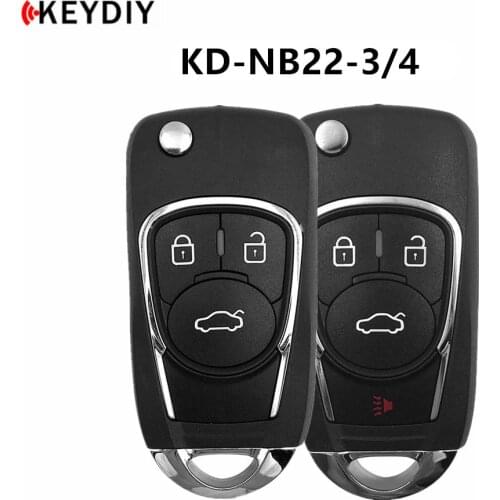 5pcs,KEYDIY Original KD900/KD-X2 Key Programmer NB22-3/4 Universal Multi-functional Remote Control for All B and NB Series Key