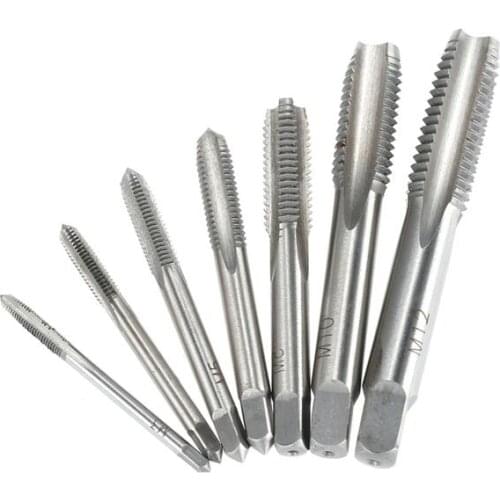 7pcs/set M3-M4-M5-M6-M8-M10-M12 Hand tap thread wire tapping/threading/Taps/attack Free shipping