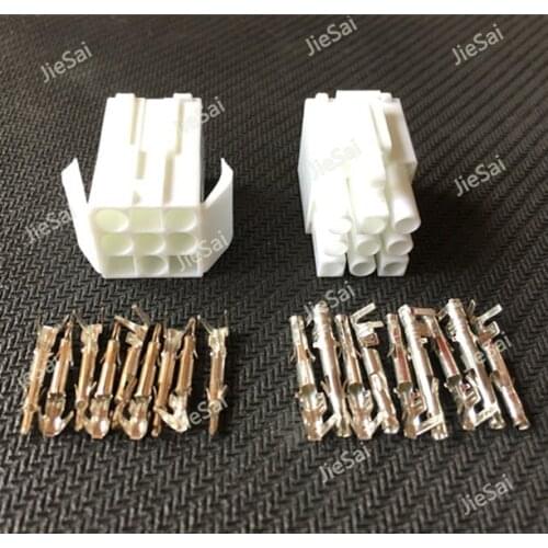 9 Way 9 Pin Female And Male Small Tamiya Connector Kits Mini Tamiya EL 4.5MM Socket Plug