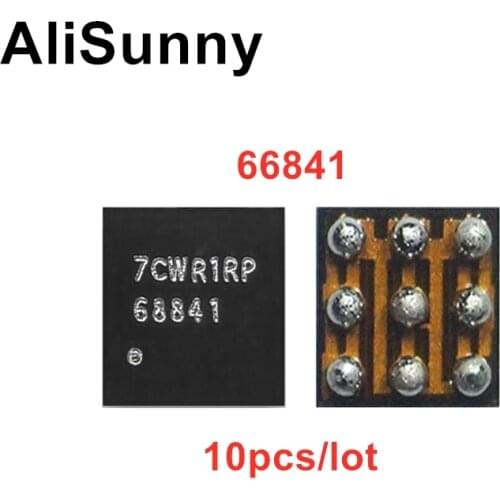 AliSunny 10pcs 68841 CSD68841W 9pins Q3350 USB Charger Charging IC Chip For iphone 8 8plus X Repair Parts