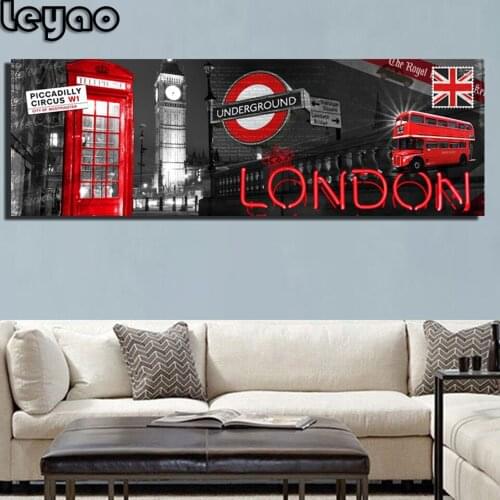 Large Diamond Painting London City Big ben 5D DIY,Special Shape,Diamond Embroidery,Cross Stitch,Rhinestone Mosaic Sale