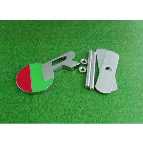 Auto car Chrome R-sport for XF XFR XK XKR Jaguar Front Grill Grille Badge Emblem